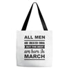 all men are created equal march Tote Bags