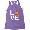 love pumpkin Racerback Tank