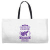 I am a Pancreatic Cancer Survivor - What's Your Superpower? Weekender Totes