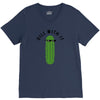dill with it black logo V-Neck Tee