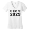 class of 2029 Women's V-Neck T-Shirt