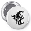 fangs dragon Pin-back button