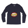 POW! Funny Explosion Cartoon Long Sleeve Shirts