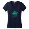 Queen Women's V-Neck T-Shirt