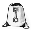 piston 2 Drawstring Bags