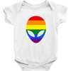 alien lgbt Baby Bodysuit