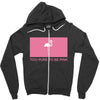 Too Pure To Be Pink Zipper Hoodie