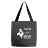 im here for the boos Tote Bags