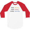 mommy daddy harrison baby name 3/4 Sleeve Shirt