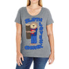 sloth loves chunk Ladies Curvy T-Shirt