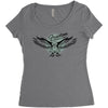 Eagle Freedom Women's Triblend Scoop T-shirt