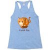 if it fits i sits Racerback Tank