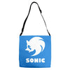 sonic uomo donna bambino sega videogames Adjustable Strap Totes