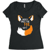 for fox sake Women's Triblend Scoop T-shirt