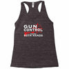 limited edition gun control Racerback Tank