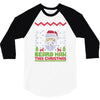 most wanted beard man this christmas 3/4 Sleeve Shirt