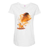 lion evolution Maternity Scoop Neck T-shirt