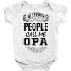My Favorite People Call Me Opa Baby Bodysuit