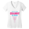 Have No Fear Granny Is Here Women's V-Neck T-Shirt