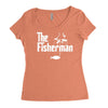 the fisherman Women's Triblend Scoop T-shirt