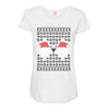 ugly santa noel Maternity Scoop Neck T-shirt