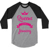 queens are born in january 3/4 Sleeve Shirt