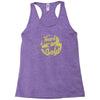 heart of gold Racerback Tank