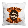 one man wolf pack the hangover movie Throw Pillow