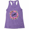 Floral Baby Name Racerback Tank