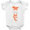 Sleeps With Bull Terrier Baby Onesie