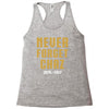 Never Forget Chaz Racerback Tank