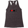 i love house music t shirt edm club wear rave electro party progressiv Racerback Tank