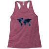 World Map Design Racerback Tank