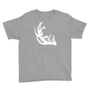 deer antler with buck forest Youth Tee