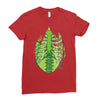skeletal halloween Ladies Fitted T-Shirt