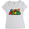 Super Mario Women's Triblend Scoop T-shirt