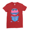 happy outdoors   porky roebuck Ladies Fitted T-Shirt