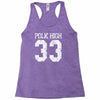 polk high Racerback Tank
