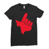 gun 'em down Ladies Fitted T-Shirt