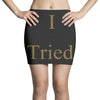 i tried Mini Skirts