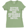 freelance artist advertising Ladies Fitted T-Shirt