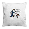 laurie and michael Throw Pillow