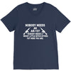 nobody needs an ar 15 V-Neck Tee