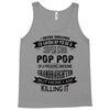 Super Cool Pop Pop Of A Freaking Awesome Granddaughter Tank Top