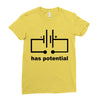 has potential Ladies Fitted T-Shirt