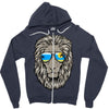 summer lion Zipper Hoodie