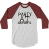 party at gatsby's 3/4 Sleeve Shirt