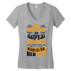 My Daughter Super Awesome Dad Women's V-Neck T-Shirt