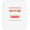 Santa Only Comes Once A Year Sister Is Always Here To Cheer Mousepad