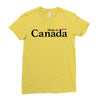 made in canada Ladies Fitted T-Shirt